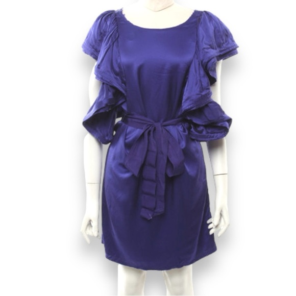 Lanvin for H&M | Blue Silk Cocktail Dress Midnight blue - Picture 6 of 7